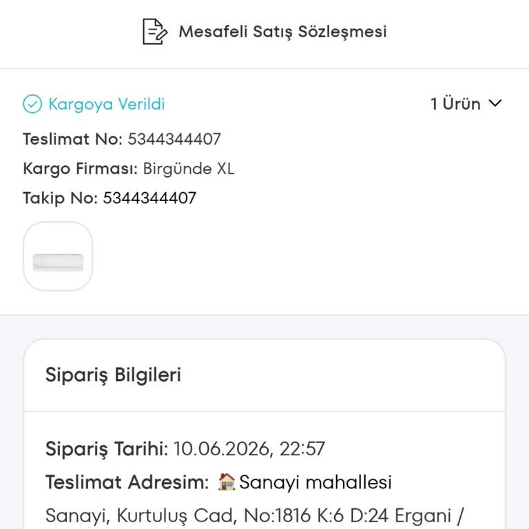 A101 Online Klimam Diyarbakır Şubesinde 3 Gün Bekliyor, Kargo İletişim Kuramıyor