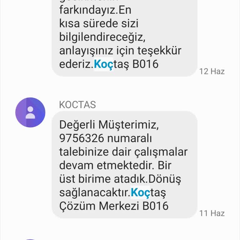 Koçtaş’ta Yanlış Parça Ve İade Kodu Eksikliği Zaman Kaybına Neden Oluyor
