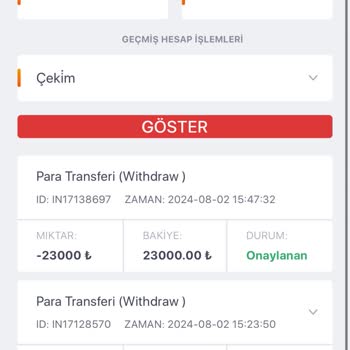 Mariobet'ten 222.000 TL Kazancımın Ödenmemesi Ve Hesabımın Silinmesi