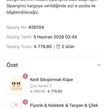 Teslim Edilmeyen Çocuk Küpesi İçin İade Ve İptal İsteği