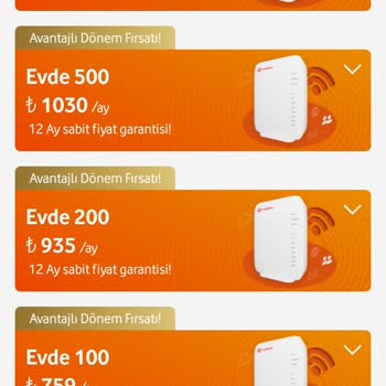Vodafone Net Fiber Fiyat Artışı Şikayetim