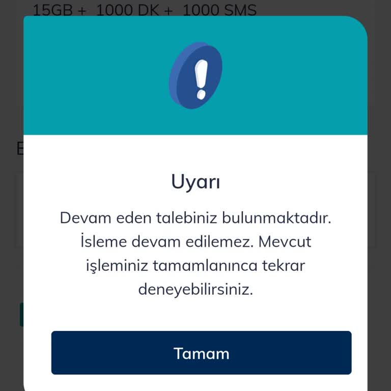 Türk Telekom Uygulamasında Paket Alımında Sürekli Hata Ve Uzun Süreli Mağduriyet