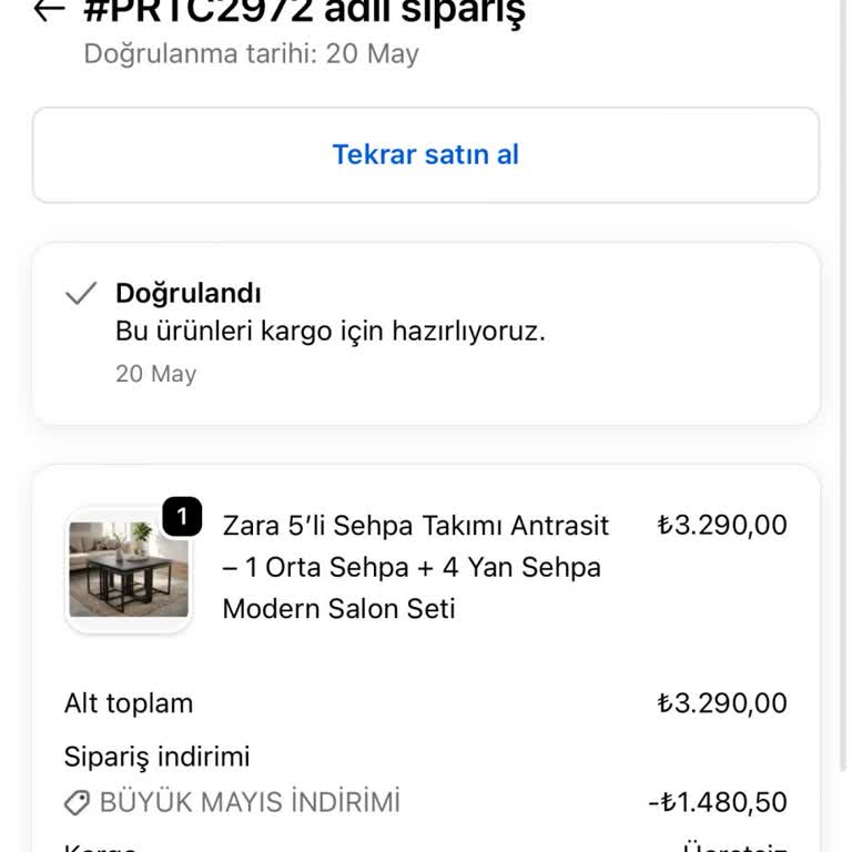Pratic Mobilya'dan 40 Gün Süren Teslimat Gecikmesi Ve Cevap Vermeme