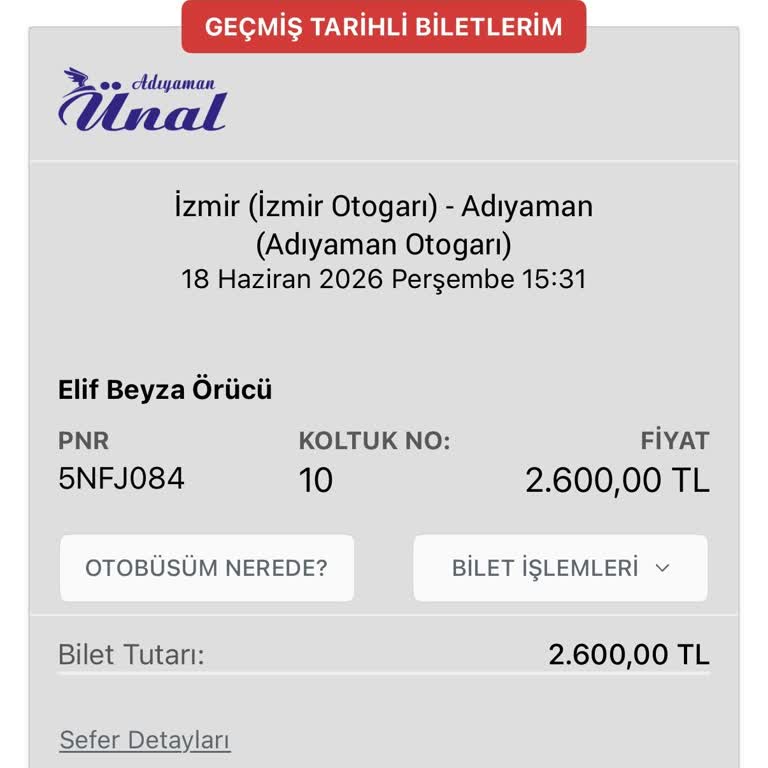 Bilgilendirme Yapmayan Ünal Turizm’den Kaçırılan Otobüs Ve Telafi Reddi