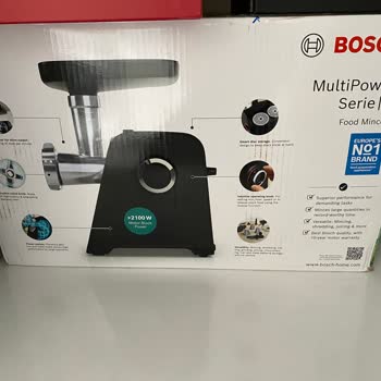 İlk Kullanımda Parçası Kırılan Bosch Multipower Kıyma Makinesi İçin Tam İade Talebi