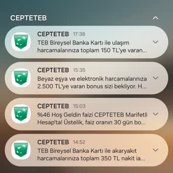 Kampanya Bildirimleri Kapatılamıyor, Finansal Uyarılar Kesiliyor