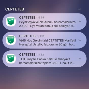 Kampanya Bildirimleri Kapatılamıyor, Finansal Uyarılar Kesiliyor
