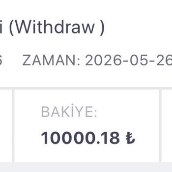 10.000 TL Çekim Talebimin Uzun Sürede Gecikmesi