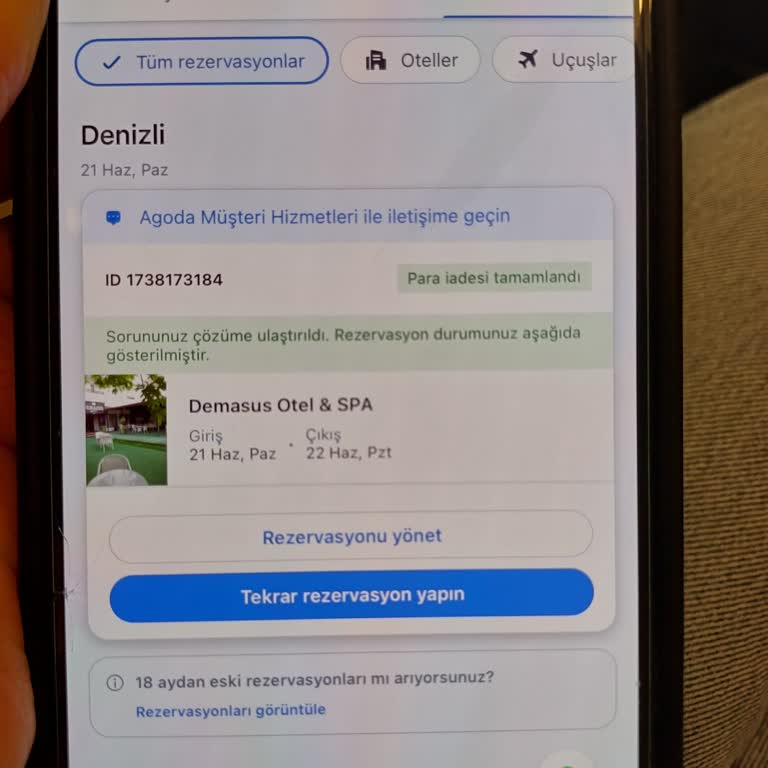 Agoda Ücretsiz İptal Şartına Rağmen İade Yapmadı