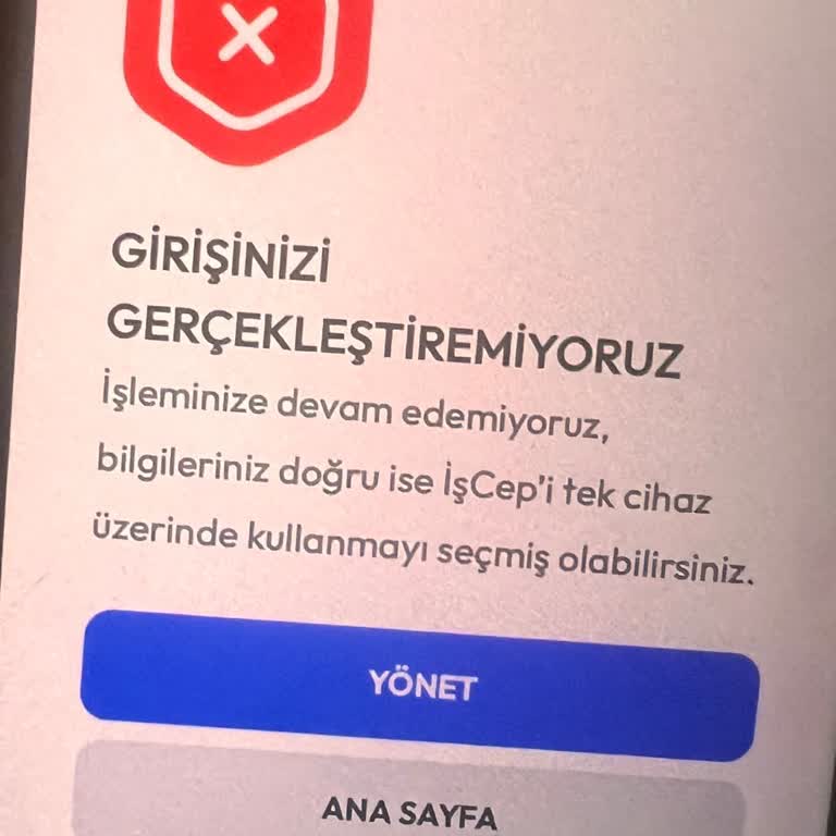 Almanya'da Tek Cihaz Engeli Nedeniyle İşCep Giriş Sorunu Ve Kredi Kartı Ödeme Mağduriyeti