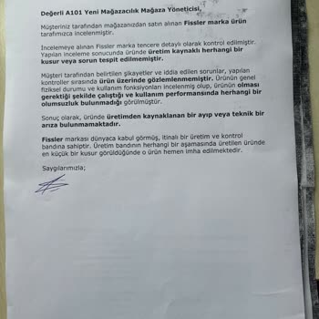 Garanti Kapsamındaki Düdüklü Tencere Arızası İçin Yetkili Servisten Çözüm Talebi