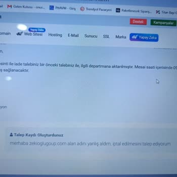 Yanlış Yazılan Alan Adı İçin 499 TL İade Talebim Reddedildi
