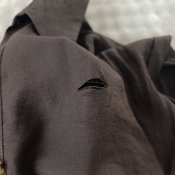 Kumaş Erimesi Nedeniyle Değişim Talebi Ve Firmadan Cevap Almama