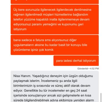 Teslim Edilmemiş Sipariş, İade Talebi Ve Müşteri Hizmetleri Sorunu