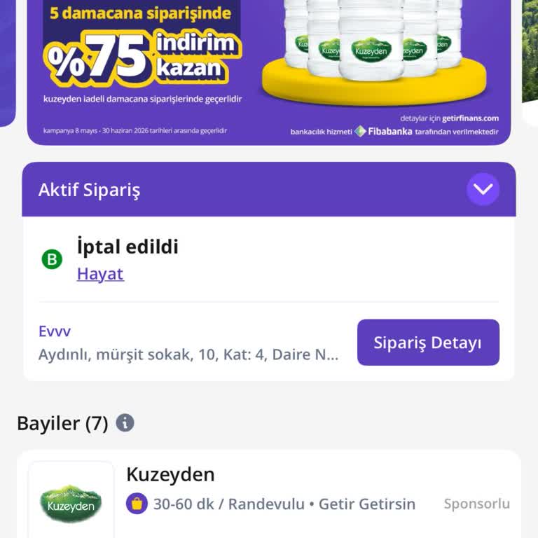 Teslim Edilmeyen Su Siparişleri, Bilgi Eksikliği Ve Kupon Geri Yüklenmemesi