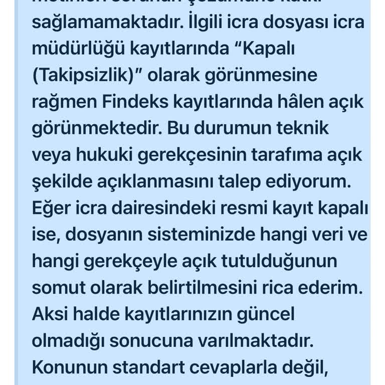 Findeks Raporundaki Varlık Fon Bilgileri Eksik Ve Destek Sağlanmıyor