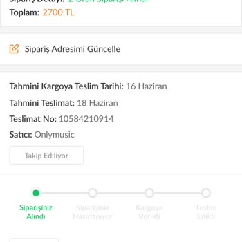 Stok Görünürken Siparişimin Keyfi İptali Kabul Edilemez