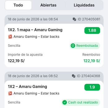 1Win anuló mi apuesta deportiva sin explicación ni pago de ganancias