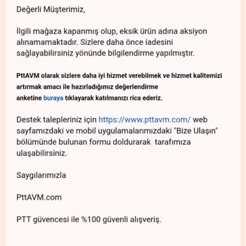 Epttavm'de Eksik Ürün ve Tüketici Hakları İhlali