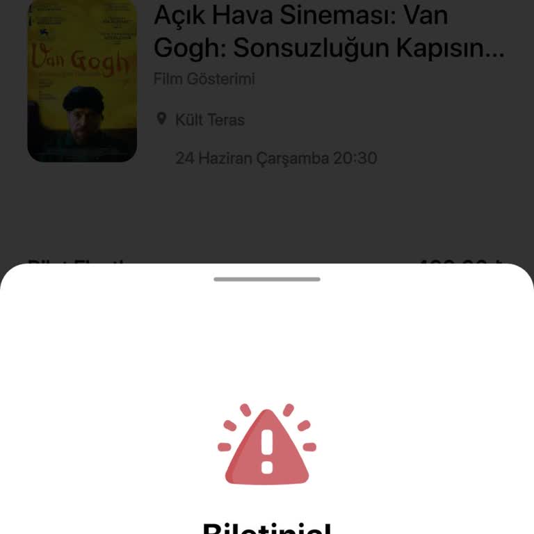 Happy Bilet İndirim Kodunda Limit Doldu Hatası