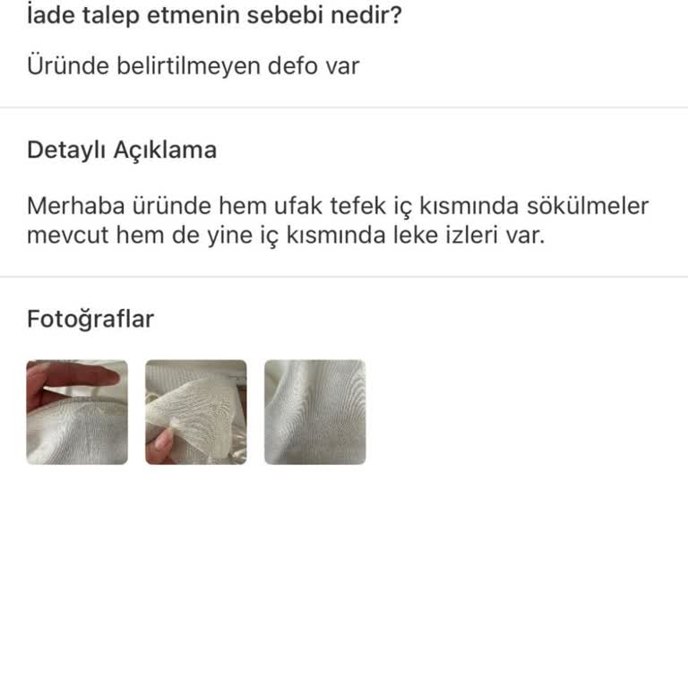 Dolap’tan Ürünüm Alıcı Tarafından Geri Dönülmeden Satıldı ve Destek Yok