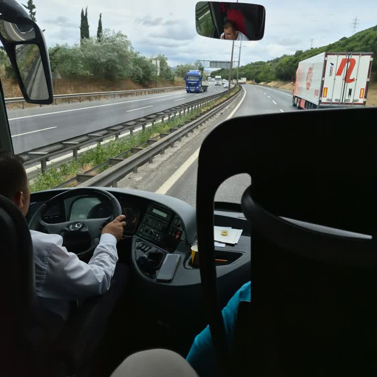 Kamil Koç Otobüs Şoförünün Agresif Davranışı Yolculara Güvenlik Endişesi Yarattı