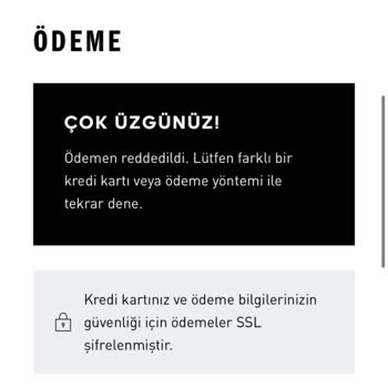 Adidas Sitesinde Ödeme Reddediliyor Ve Sipariş Tamamlanamıyor