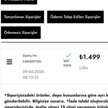 İptal Edilen 1.499 TL’lik Ayakkabı Ücreti Hâlâ İade Edilmedi