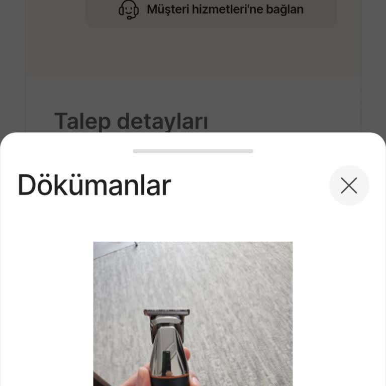 Bataryası Yerinden Oynayan Ve Su Uyarısı Veren Tıraş Makinesinin İade Talebinin Reddedilmesi