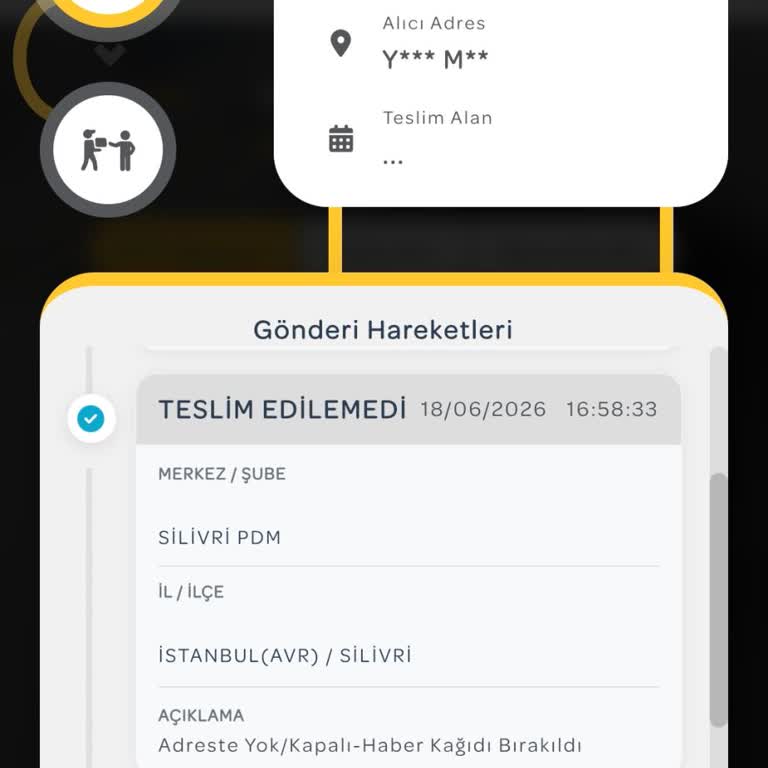 Silivri PTT’de Kargo Teslim Edilemedi Şeklinde Yanlış Bilgilendirme