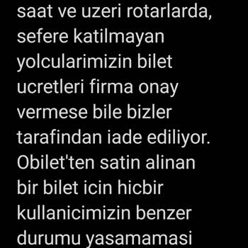 Obilet'te 2,5 Saat Rötar Sonrası 4000 TL Bilet İadesi Yapılmıyor
