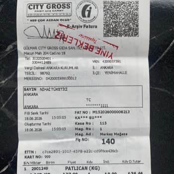 Etiket Fiyatı İle Ödeme Arasındaki Farklılıktan 20 TL Fazla Alındı