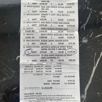 Etiket Fiyatı İle Ödeme Arasındaki Farklılıktan 20 TL Fazla Alındı