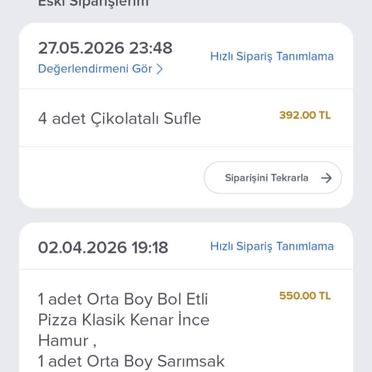 Teslim Edilmeyen Çikolatalı Sufle Siparişi İçin İade Talebi