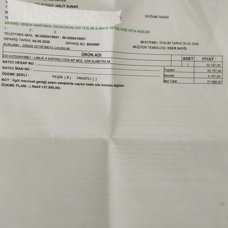 Teslimat Gecikmesi Ve Güven Kaybı: 47 Gün Bekleyen Gardırop İçin Acil Çözüm Talebi