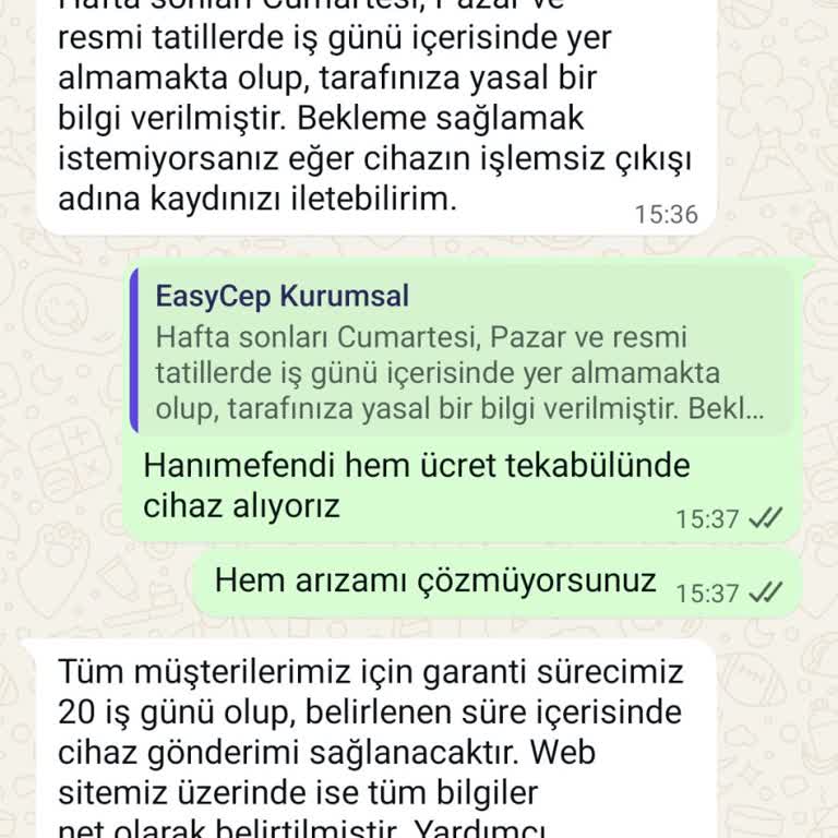 Servis Sürecinde Bilgi Eksikliği Ve Kaba Üslup