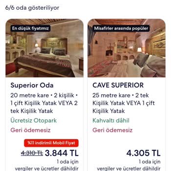 Hotel Rox Cappadocia Jakuzili Oda İçin Ödenen Ücret İadesi: Sıcak Su ve Duş Yok