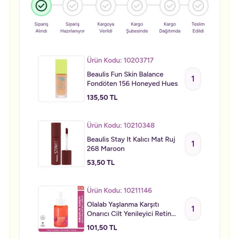 Gratis Sipariş Onayı Bekleniyor Ve Kargo Gecikiyor