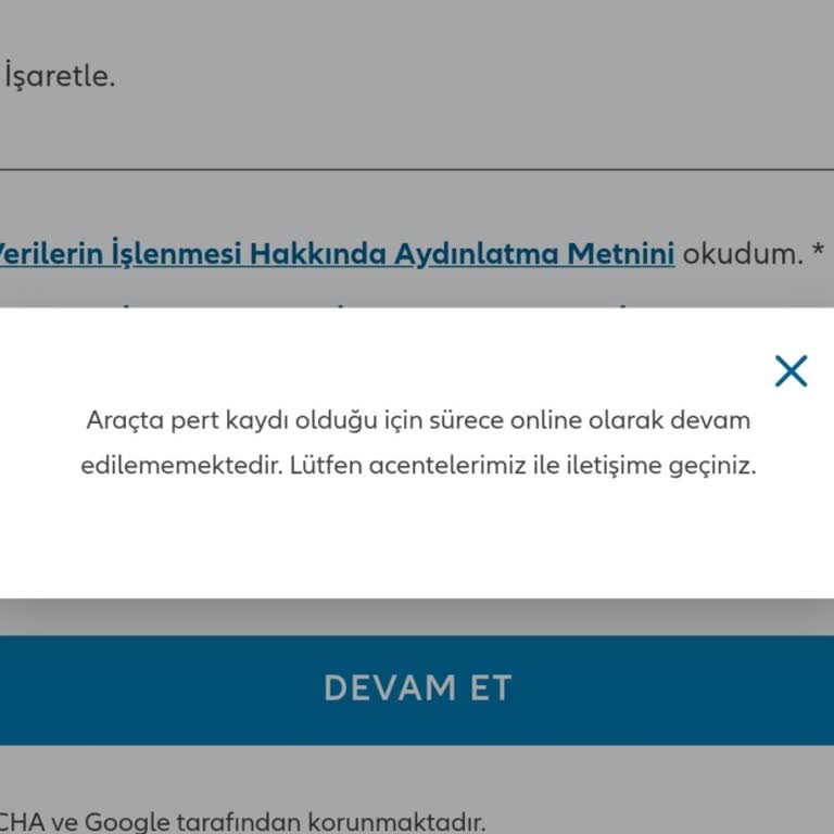Sigorta Şirketinin Uzun Süreli Servis Beklemesi Ve Pert İşlemlerinin İhmali