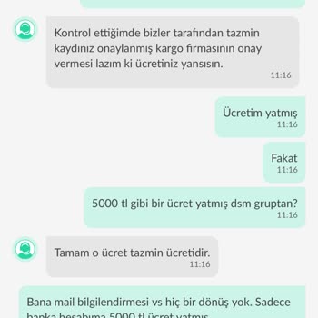 Dolap Ve Trendyol Express'ten Saatim Kayboldu Tek Taraflı 5.000 TL Tazminat Ve Bilgilendirme Yok