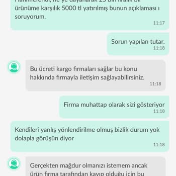 Dolap Ve Trendyol Express'ten Saatim Kayboldu Tek Taraflı 5.000 TL Tazminat Ve Bilgilendirme Yok