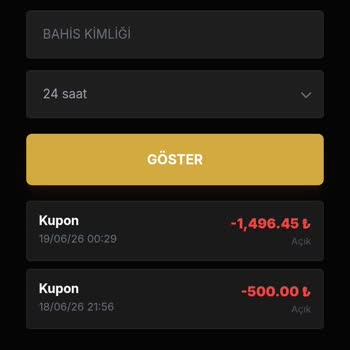 Goldwin Ne Bahisleri Detaylı Şekilde Görüntüleyebiliyorum Ne De Kazandığım Tutar Bakiyeme Ekleniyor