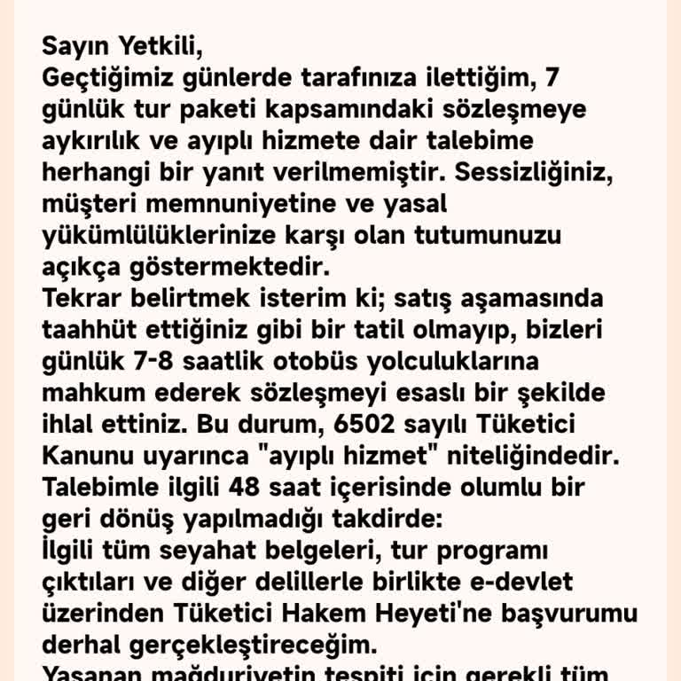 Vaat Edilen Kısa Mesafe Turunda Uzun Otobüs Yolculukları Ve Hastalık