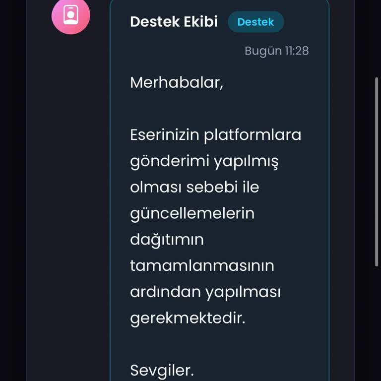 Şarkı Dağıtımı Gecikti Destek Ekibi Aynı Yanıtı Tekrarlıyor