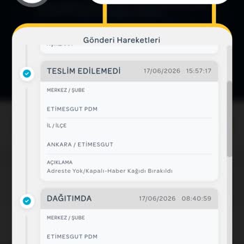 Evde Olmamama Rağmen Evde Yok Bildirimiyle Kredi Kartı İçeren Kargonun Teslim Edilmemesi