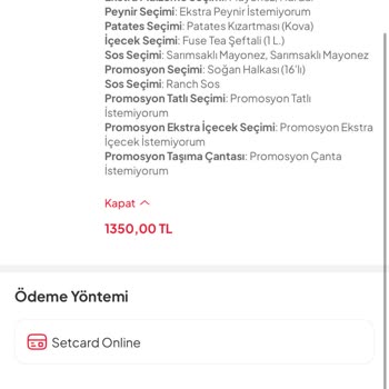 Eksik Gelen Burger King Menüsü Ve Cevapsız Müşteri Hizmeti