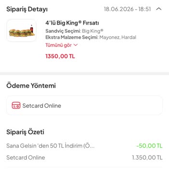 Eksik Gelen Burger King Menüsü Ve Cevapsız Müşteri Hizmeti