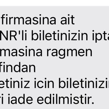 Sağlık Nedeniyle İptal Edilen Biletin Yetersiz İadesi