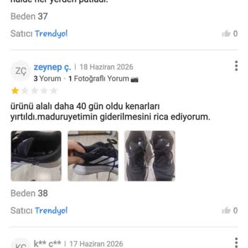 Ayakkabının 20 Gün İçinde Bilek Bölümünde Yırtılması Ve Üretim Hatası Olarak Kabul Edilmemesi