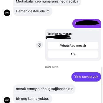 İron Athletics Club'da Müşteri Hizmetleri Cevapsız Ve Bilgi Eksik